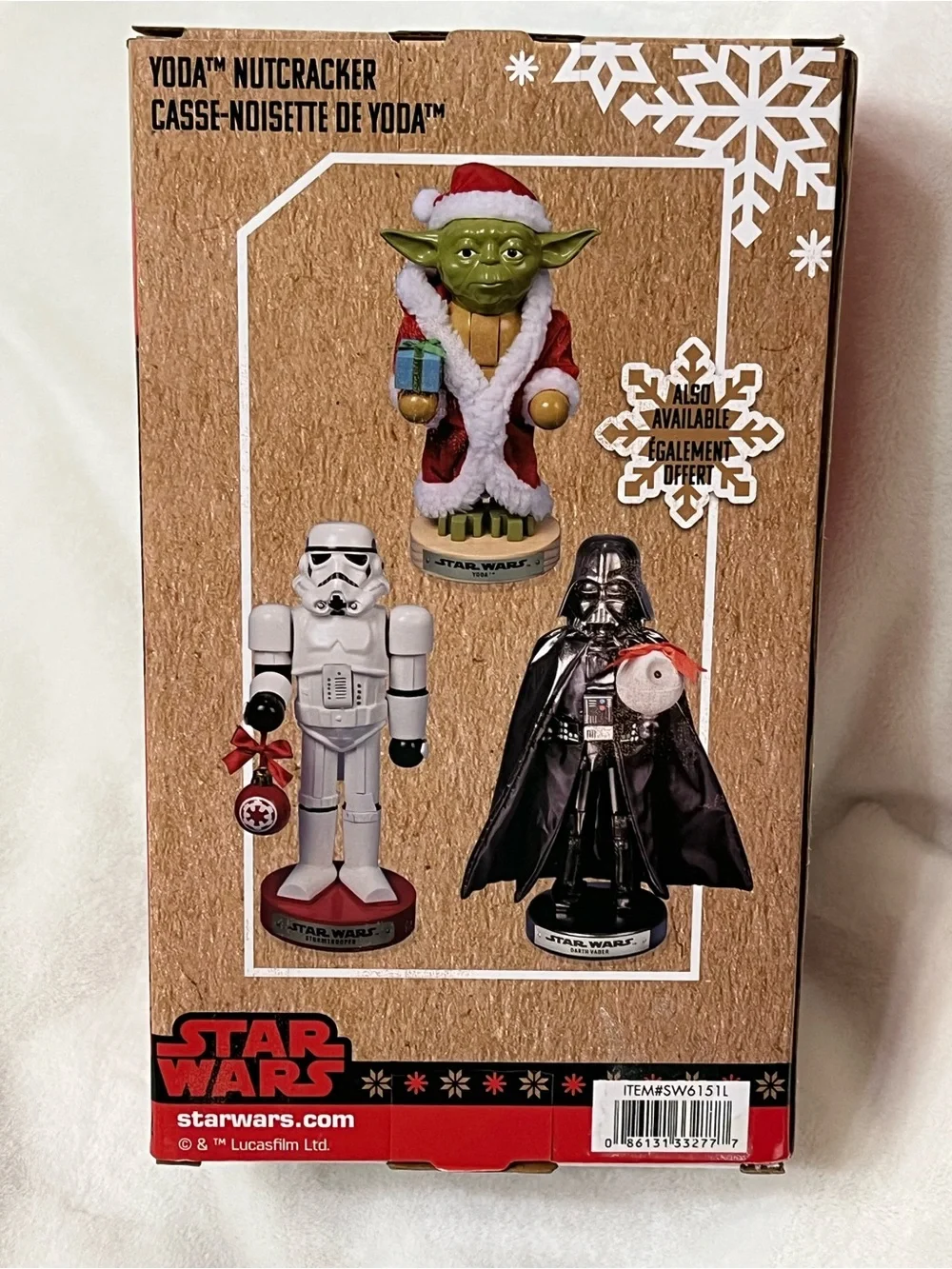 Star Wars Yoda Nutcracker Kurt S. Adler Disney NIB 9